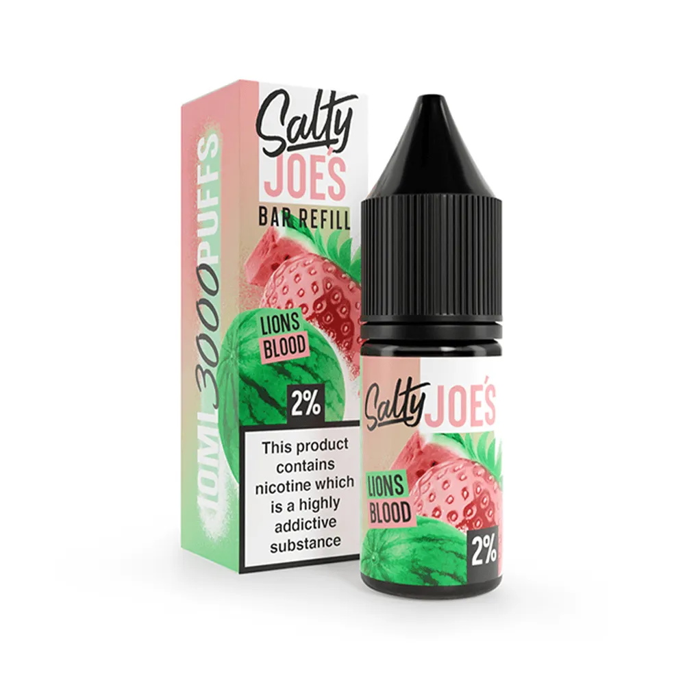 Salty Joe's Bar Refill 10ml Salts