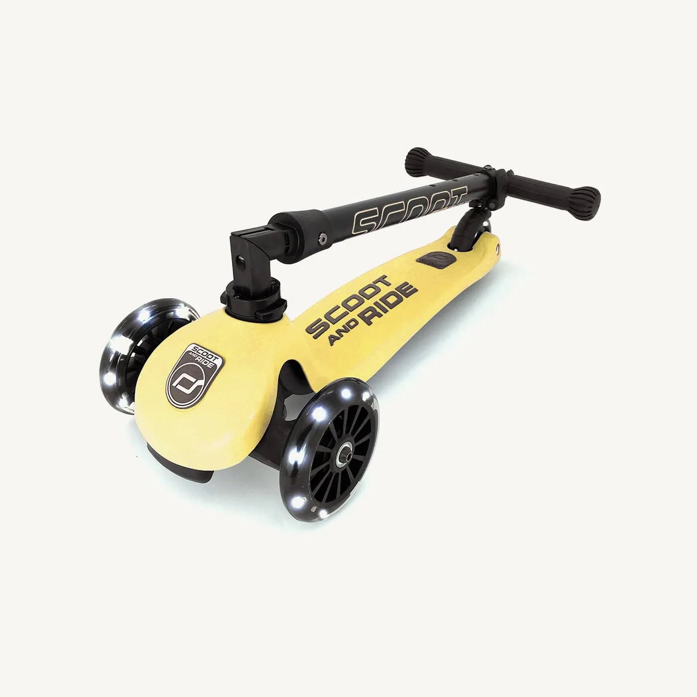 Scoot and Ride Scooter - Highwaykick 3 LED in Lemon