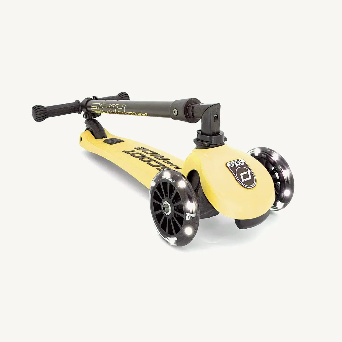 Scoot and Ride Scooter - Highwaykick 3 LED in Lemon