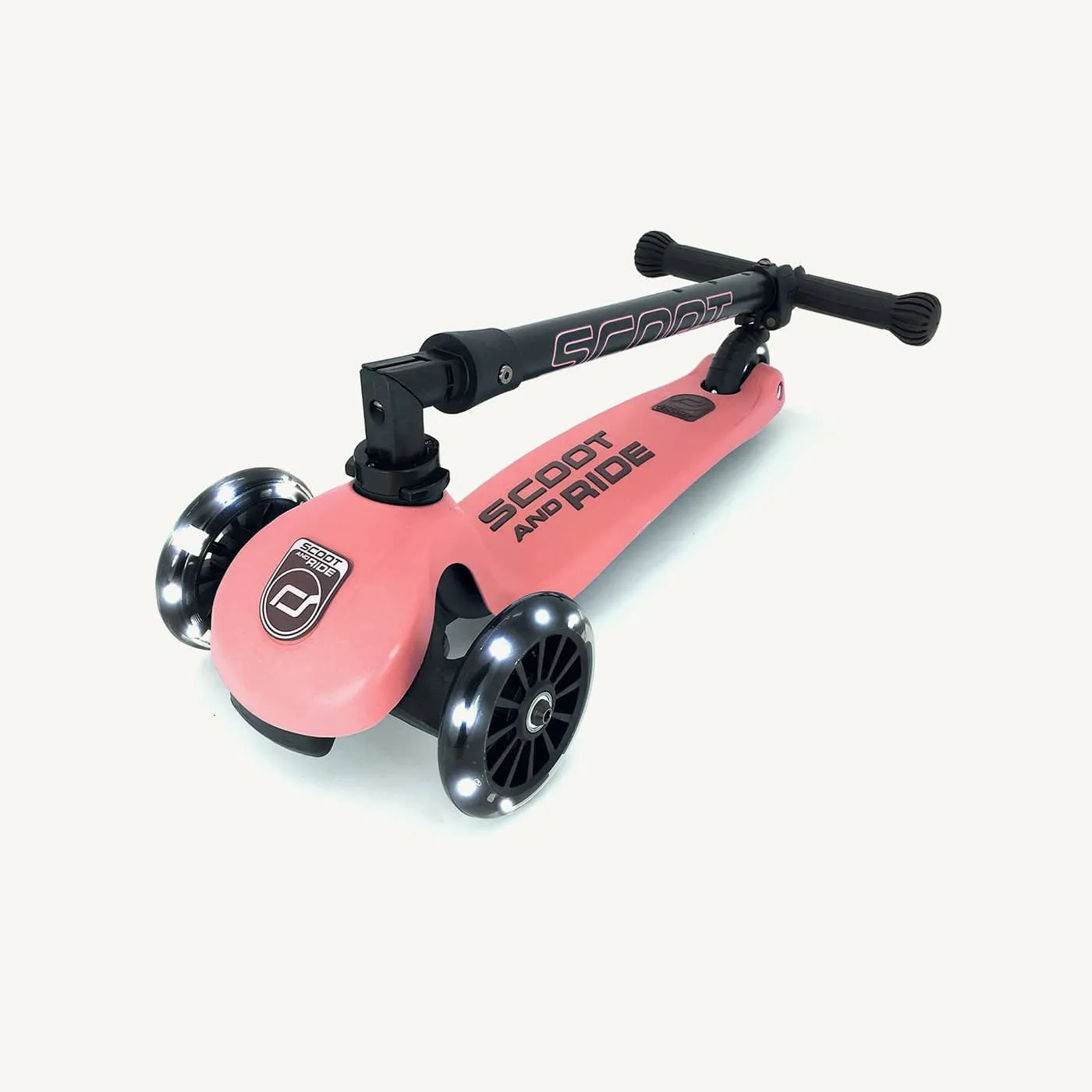 Scoot and Ride Scooter - Highwaykick 3 LED in Peach