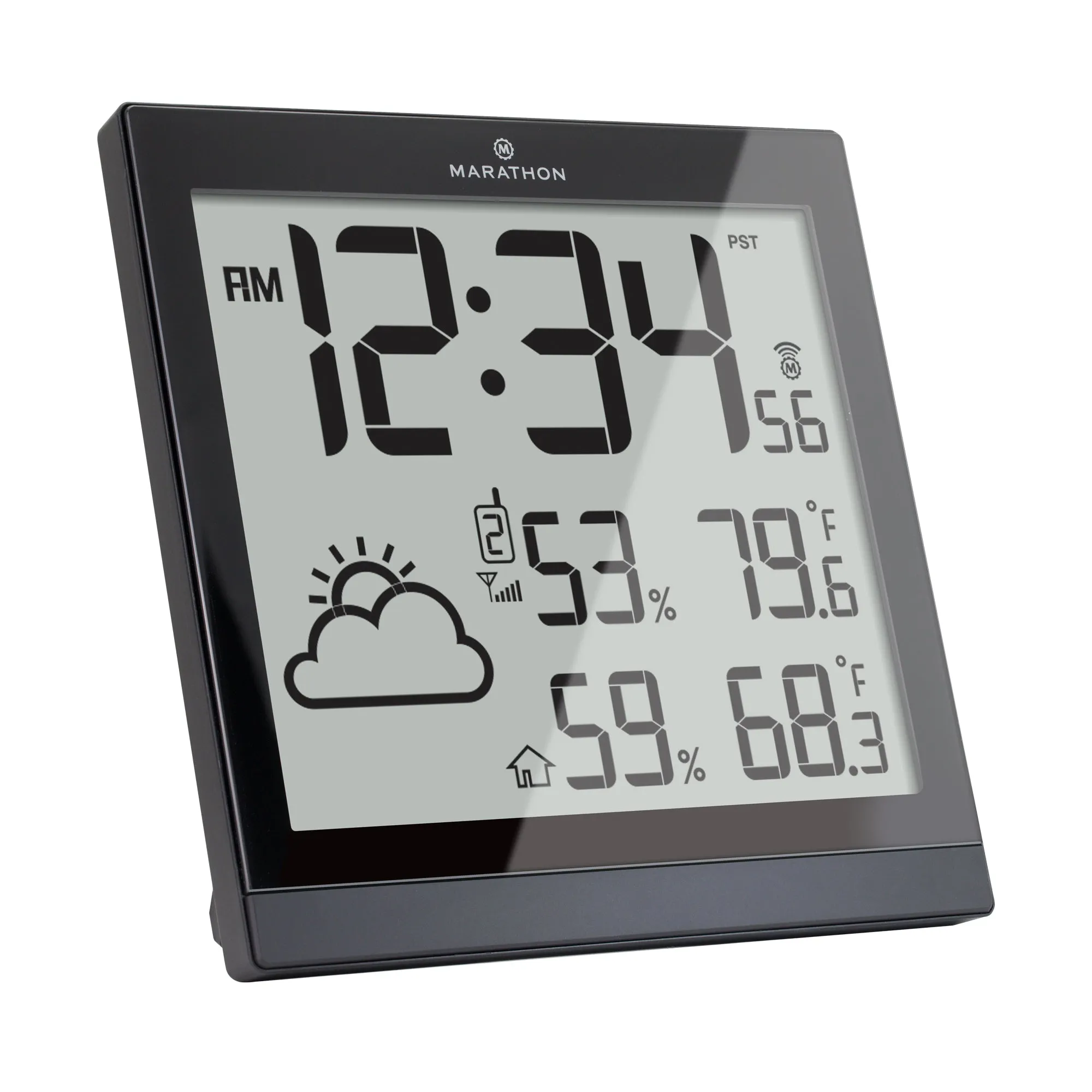 Self-Setting Weather Station and Clock with 3 Remote Sensors