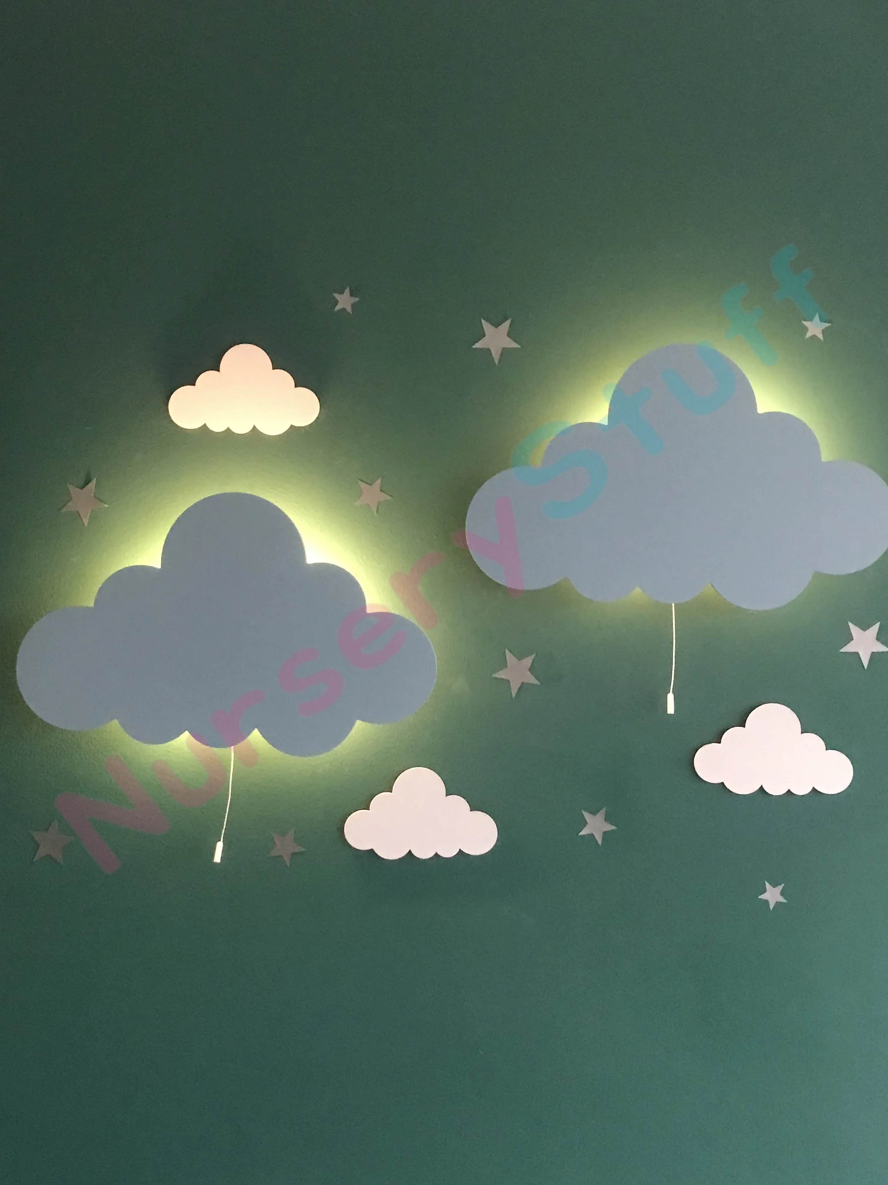 Set of 2 CLOUD Wall Light