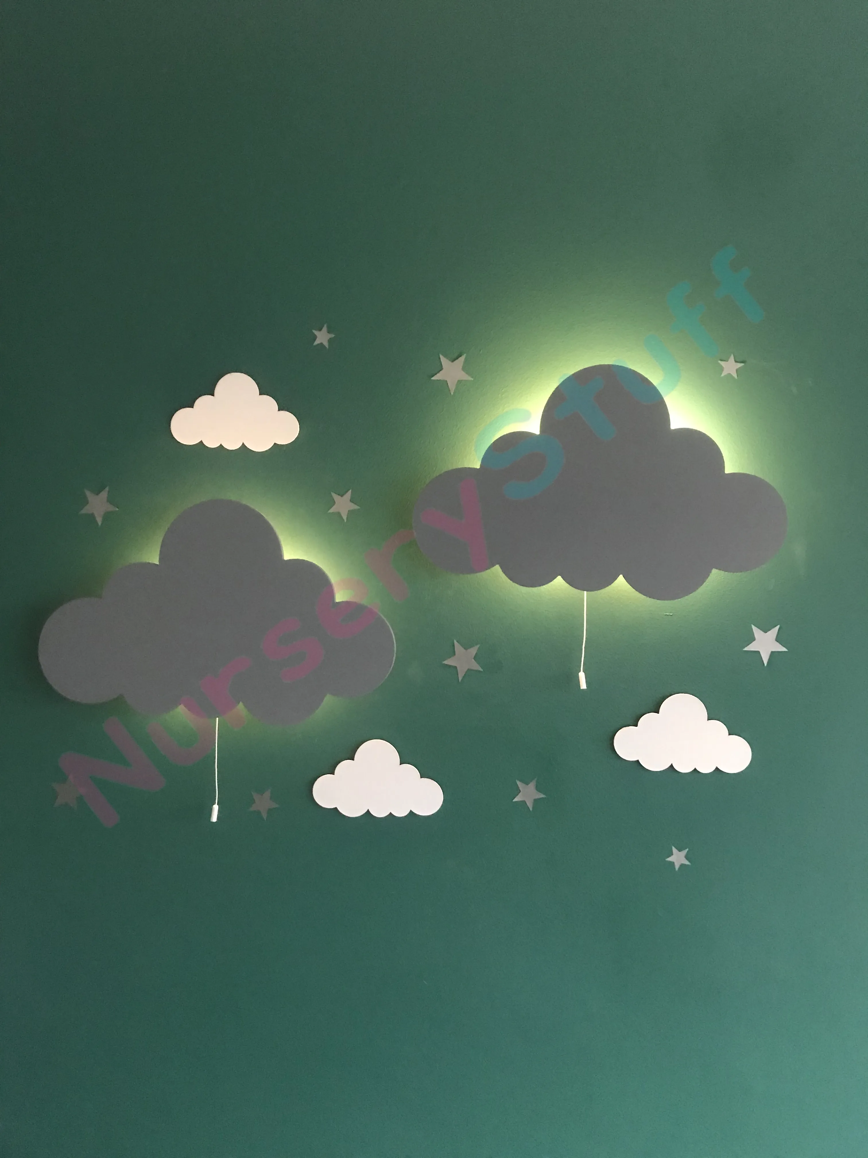 Set of 2 CLOUD Wall Light
