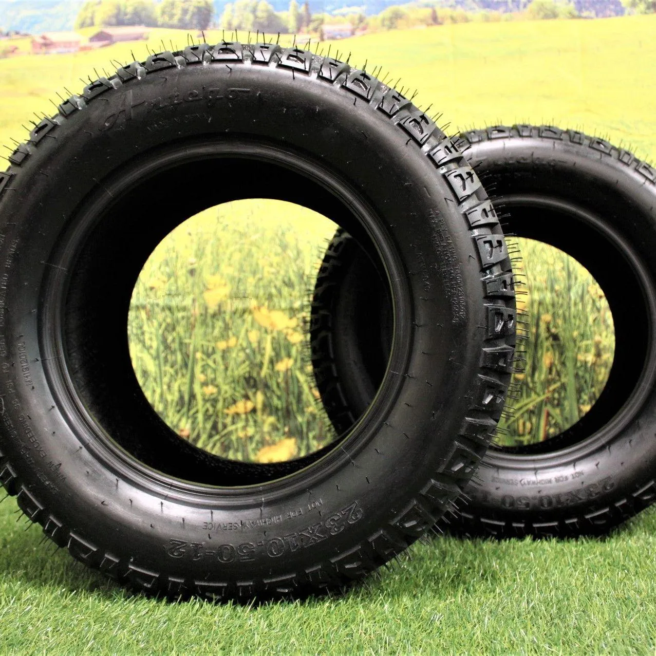 (Set of 2)23x10.50-12 ATW-040 Commercial Zero Turn Lawn Mower Tire