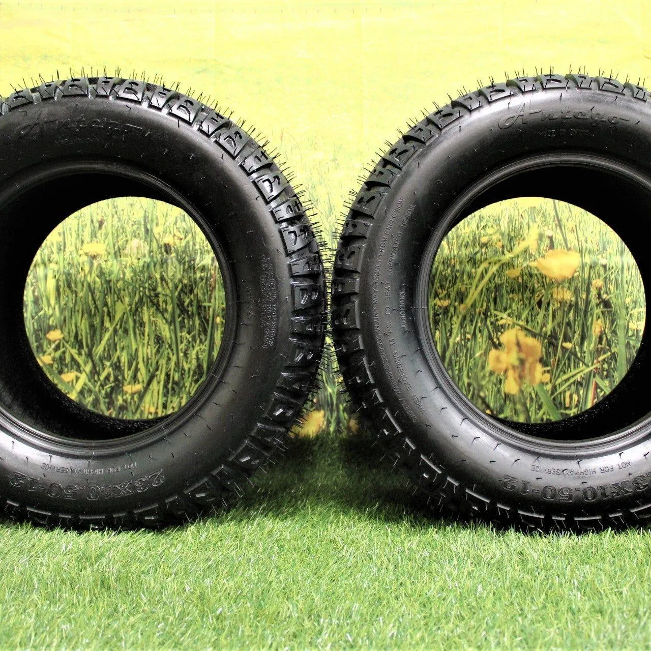 (Set of 2)23x10.50-12 ATW-040 Commercial Zero Turn Lawn Mower Tire