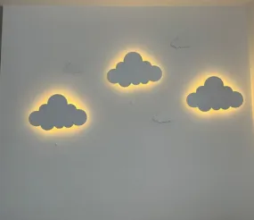 Set of 3 CLOUD Wall Light