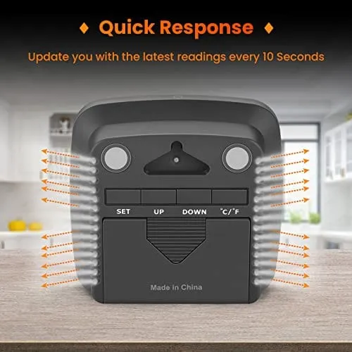 SMARTRO SC42 Professional Digital Hygrometer Indoor Thermometer Room Humidity Gauge & Pro Accuracy Calibration