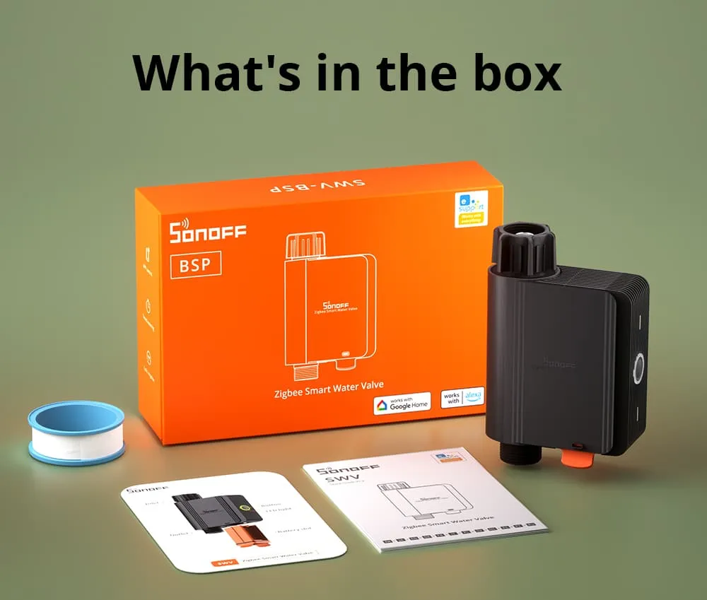 SONOFF Zigbee Smart Water Valve