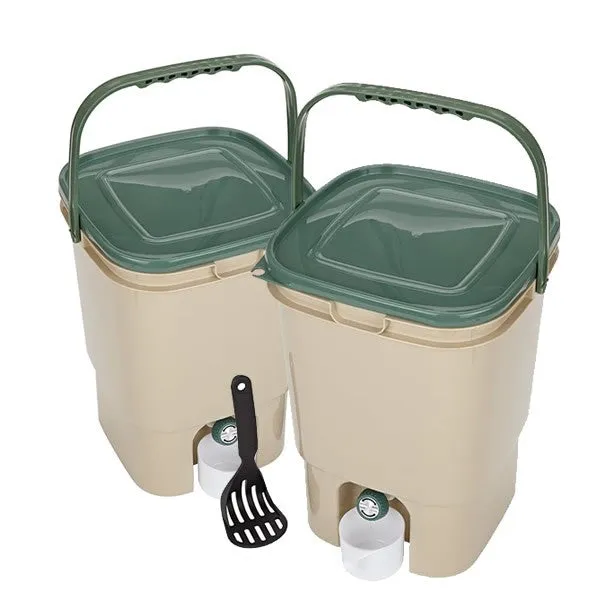 Square Bokashi Compost Bin Kit
