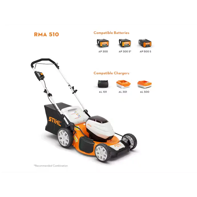 Stihl | RMA 510 Battery Push Mower | w/ AP 300 battery & AL 301 charger (6372 200 0025)