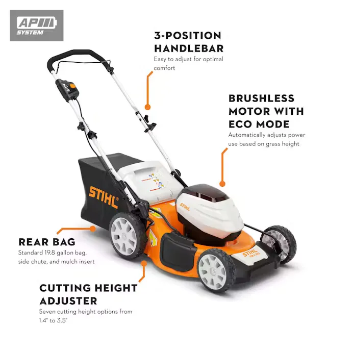 Stihl | RMA 510 Battery Push Mower | w/o Battery & Charger (6372 011 1400 US)