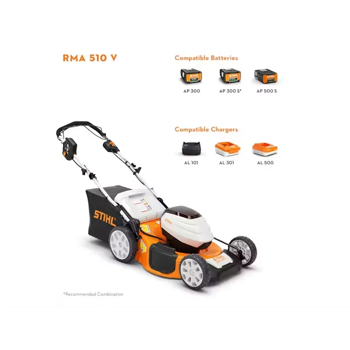 Stihl | RMA 510 V Battery Self-Propelled Mower | w/o Battery & Charger (6372 011 1410 US)