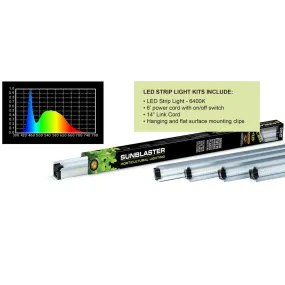 SunBlaster Prism Lens LED Strip Light 6400K 36W, 36"