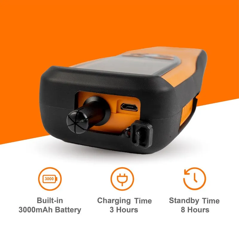Temtop M2000 2. CO2 air quality monitor for PM2.5 PM10 particles CO2 HCHO, temperature and humidity display, data export