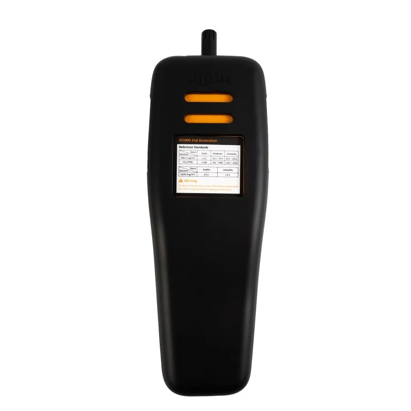Temtop M2000 2. CO2 air quality monitor for PM2.5 PM10 particles CO2 HCHO, temperature and humidity display, data export