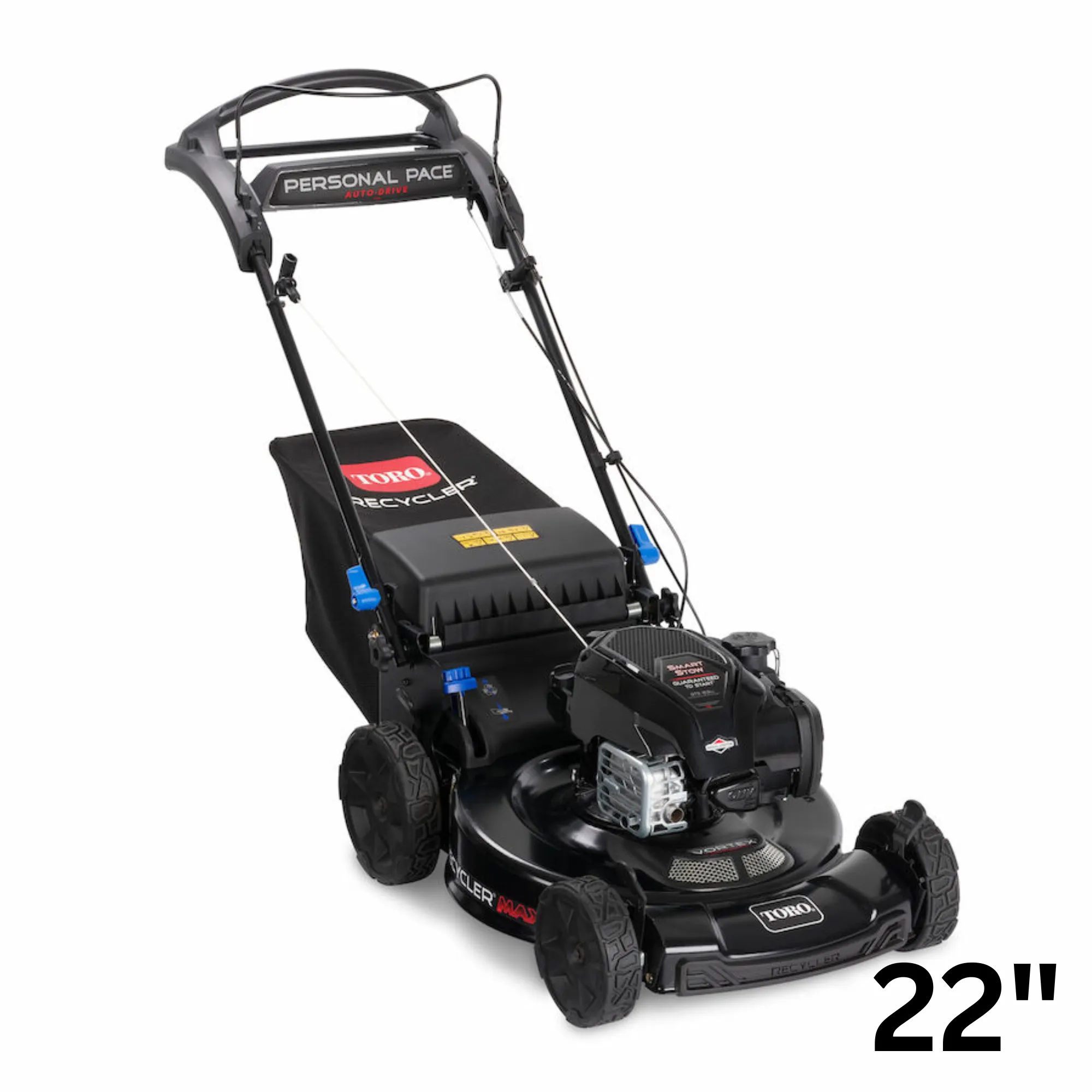 Toro Recycler Max w/ Personal Pace & SmartStow Gas Lawn Mower | 22 in. Deck | 21485