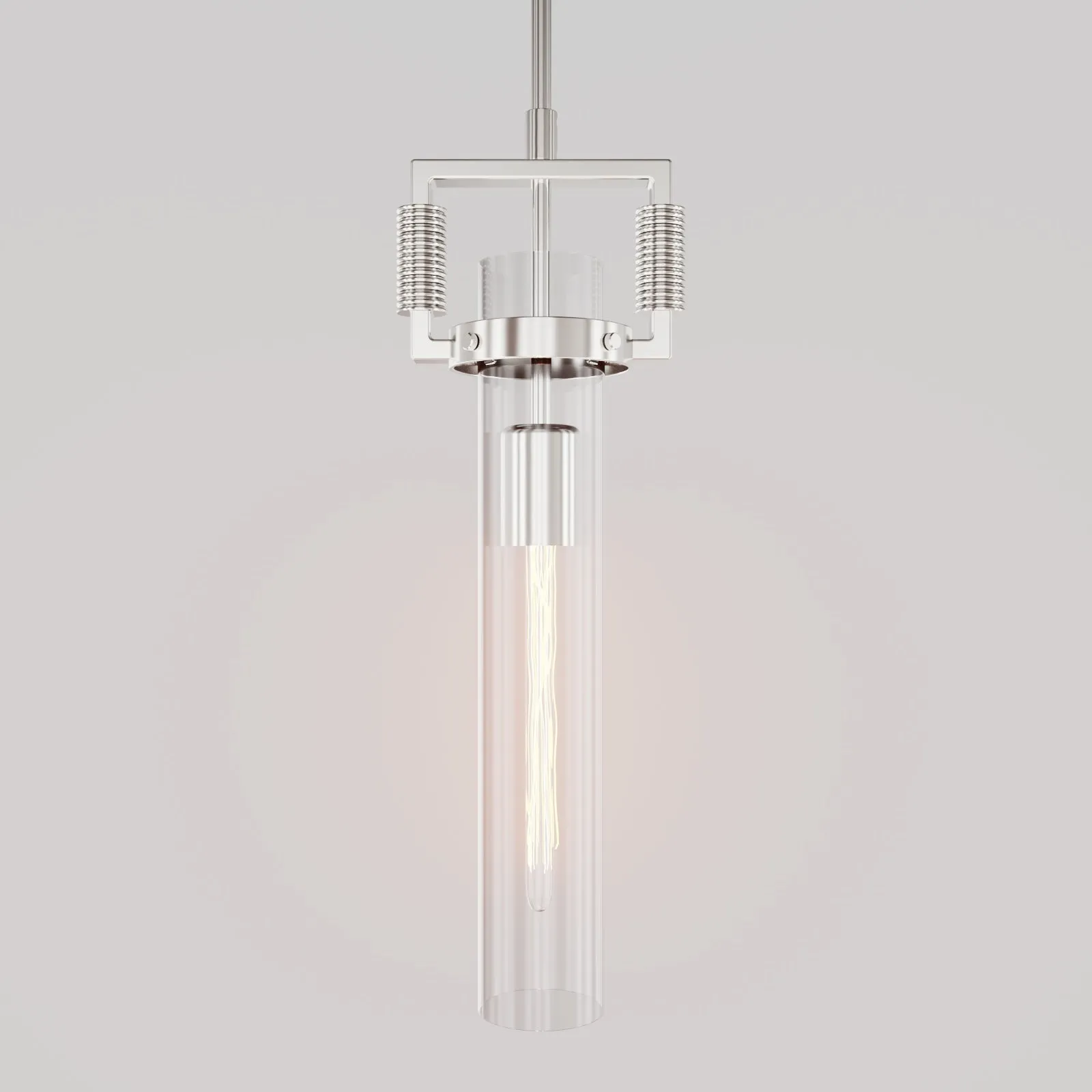 TUBULAR Contemporary Vintage Style Glass Pendant Light Kitchen Island