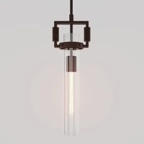 TUBULAR Contemporary Vintage Style Glass Pendant Light Kitchen Island