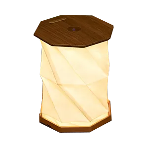 Twist Hexagon Lamp – 5" x 7"