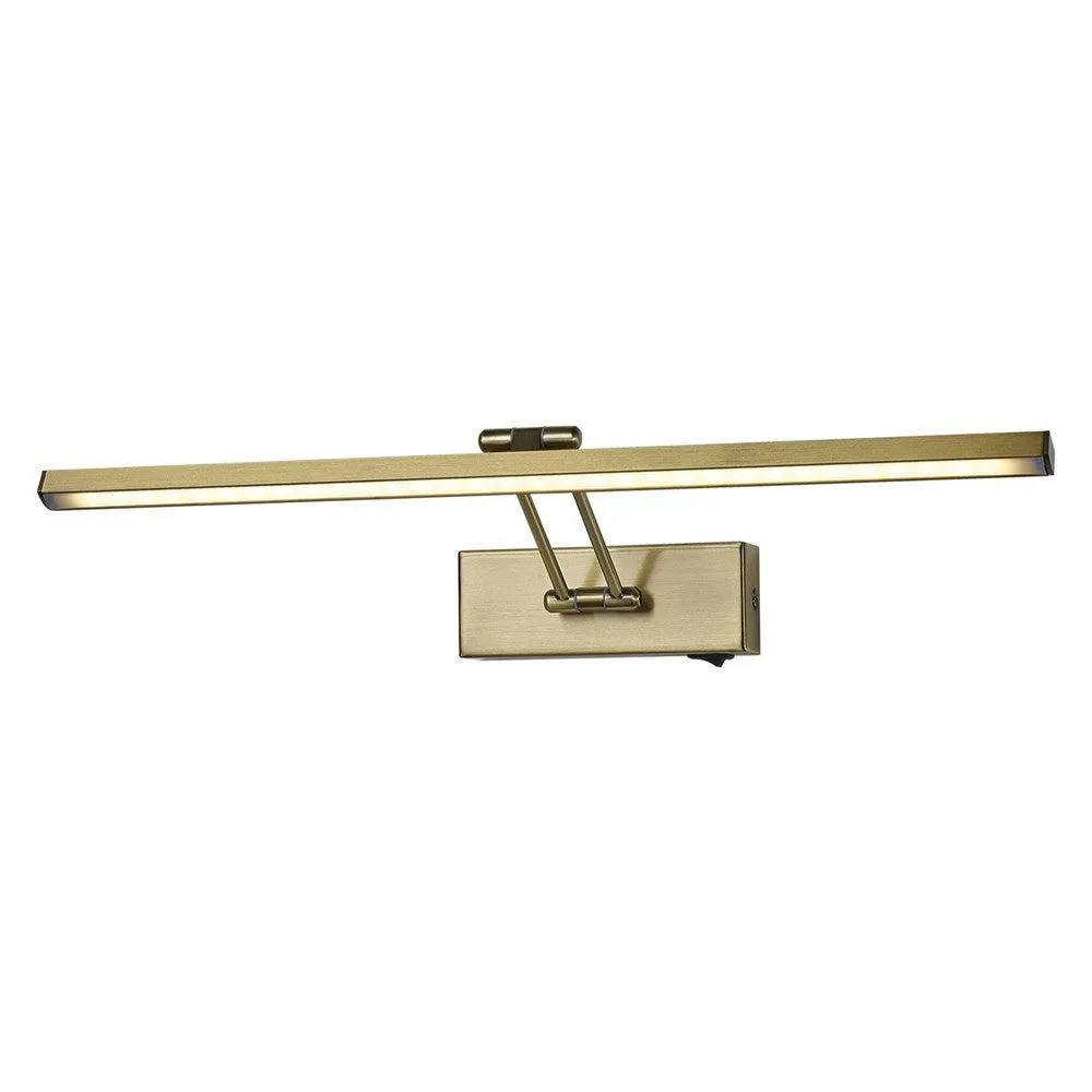 Vanidad Indoor LED Vanity / Picture Wall Light in  Antique Brass or Chrome