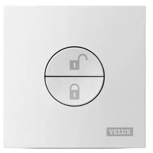 VELUX DML Electric Blackout Roller Blind (Brushed Aluminium Trim)