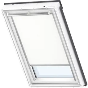 VELUX DSL SOLAR Powered Blackout Roller Blind (Brushed Aluminium Trim)
