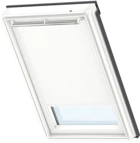 VELUX DSL SOLAR Powered Blackout Roller Blind (White Trim)