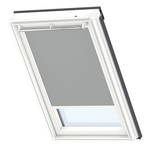 VELUX DSL SOLAR Powered Blackout Roller Blind (White Trim)