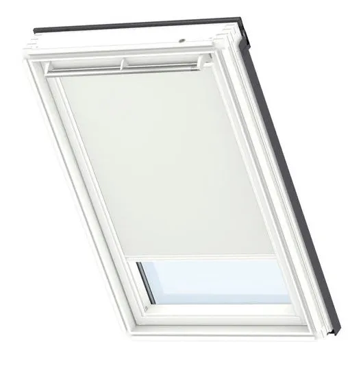 VELUX DSL SOLAR Powered Blackout Roller Blind (White Trim)