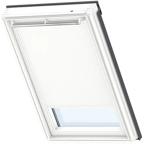 VELUX DSL SOLAR Powered Blackout Roller Blind (White Trim)