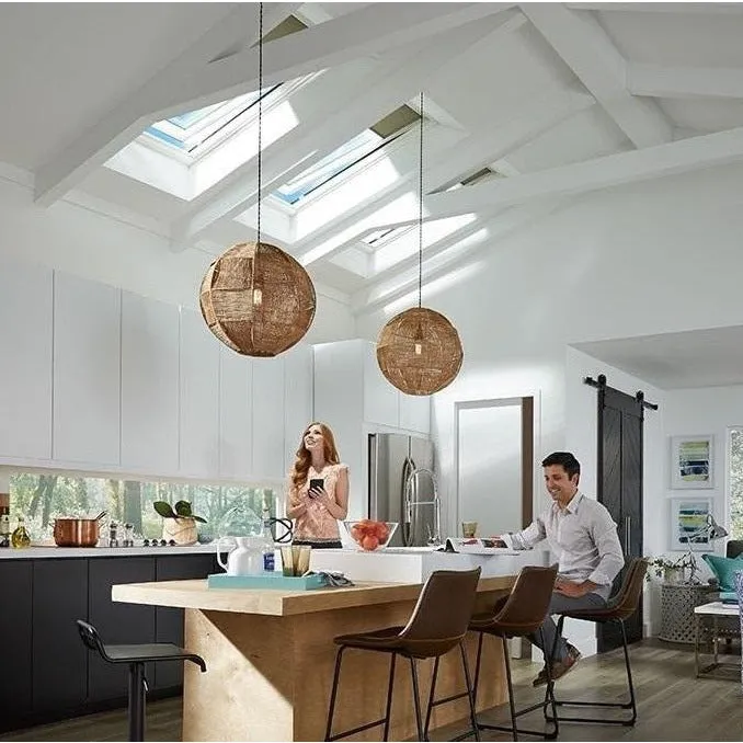 VELUX GGL FK08 306621U Triple Glazed Pine INTEGRA® Electric Window (66 x 140 cm)