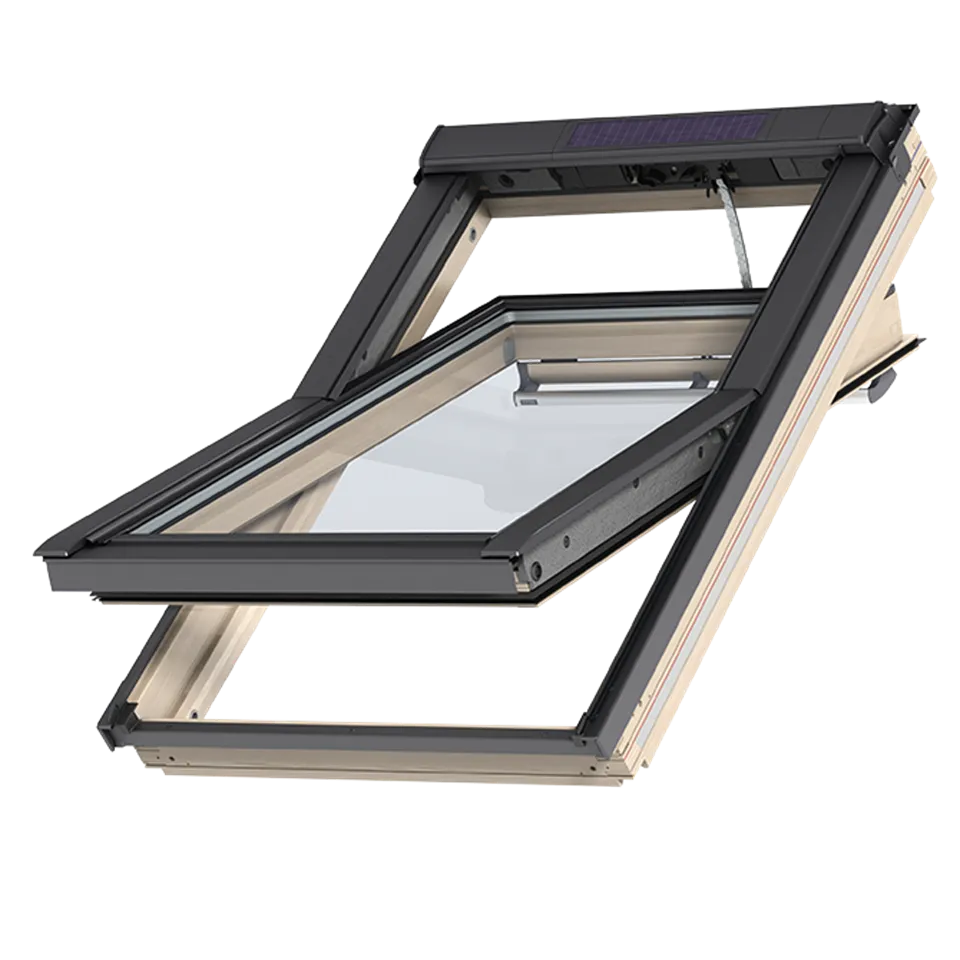 VELUX GGL PK25 306630 Triple Glazed Pine INTEGRA® SOLAR Window (94 x 55 cm)