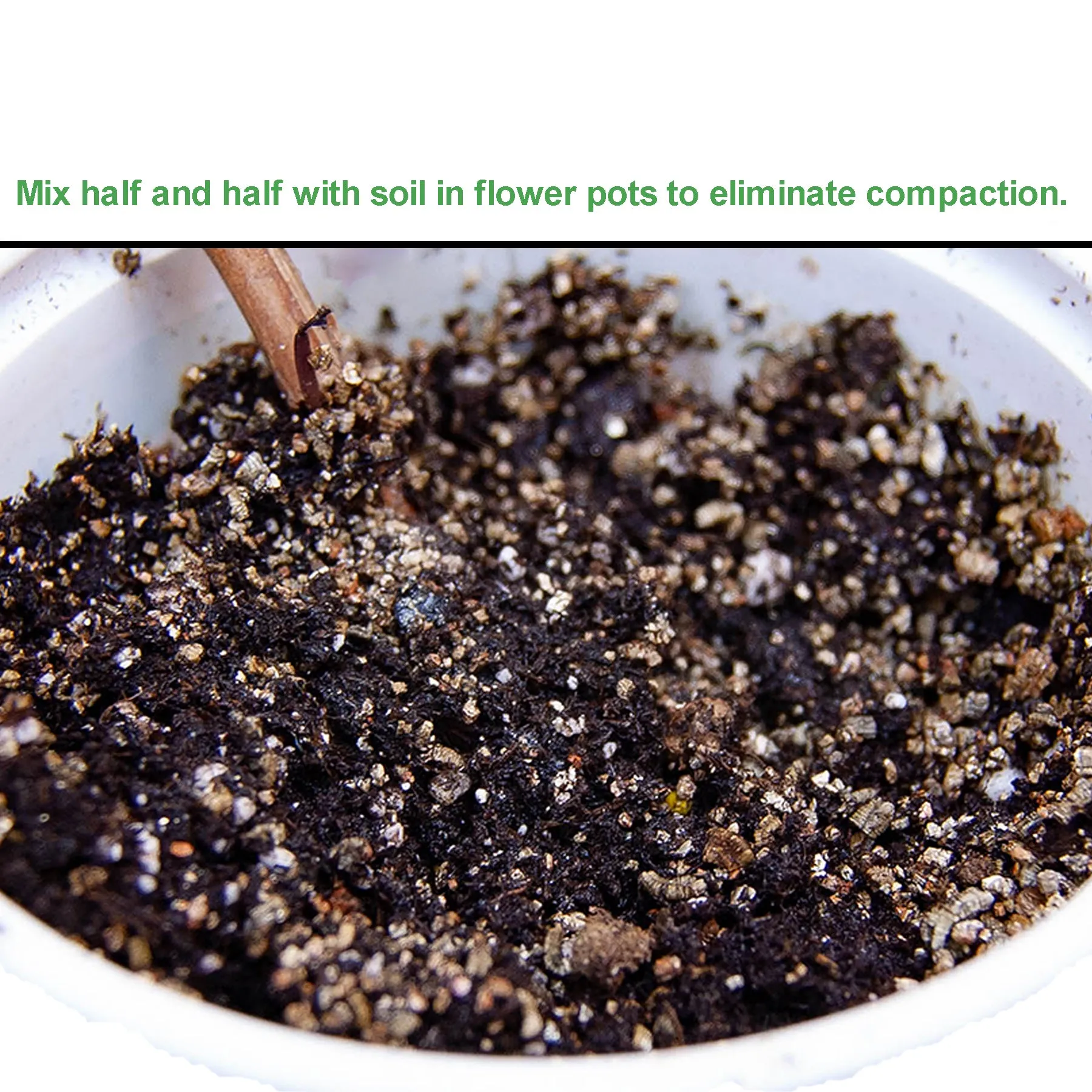 Viagrow 1CF Perlite 1CF Vermiculite 5KG Coco Coir, Makes 128 Quarts / 32 Gal / 4.4CF
