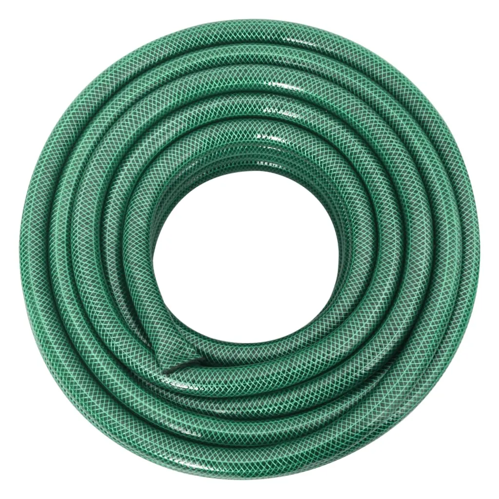 vidaXL 20m PVC Garden Hose - Durable, Flexible & UV Resistant, 0.75" Inner Diameter, Green