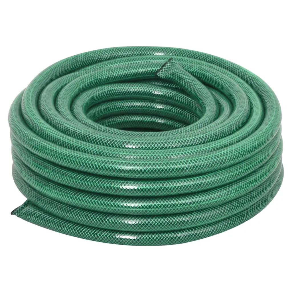 vidaXL 20m PVC Garden Hose - Durable, Flexible & UV Resistant, 0.75" Inner Diameter, Green