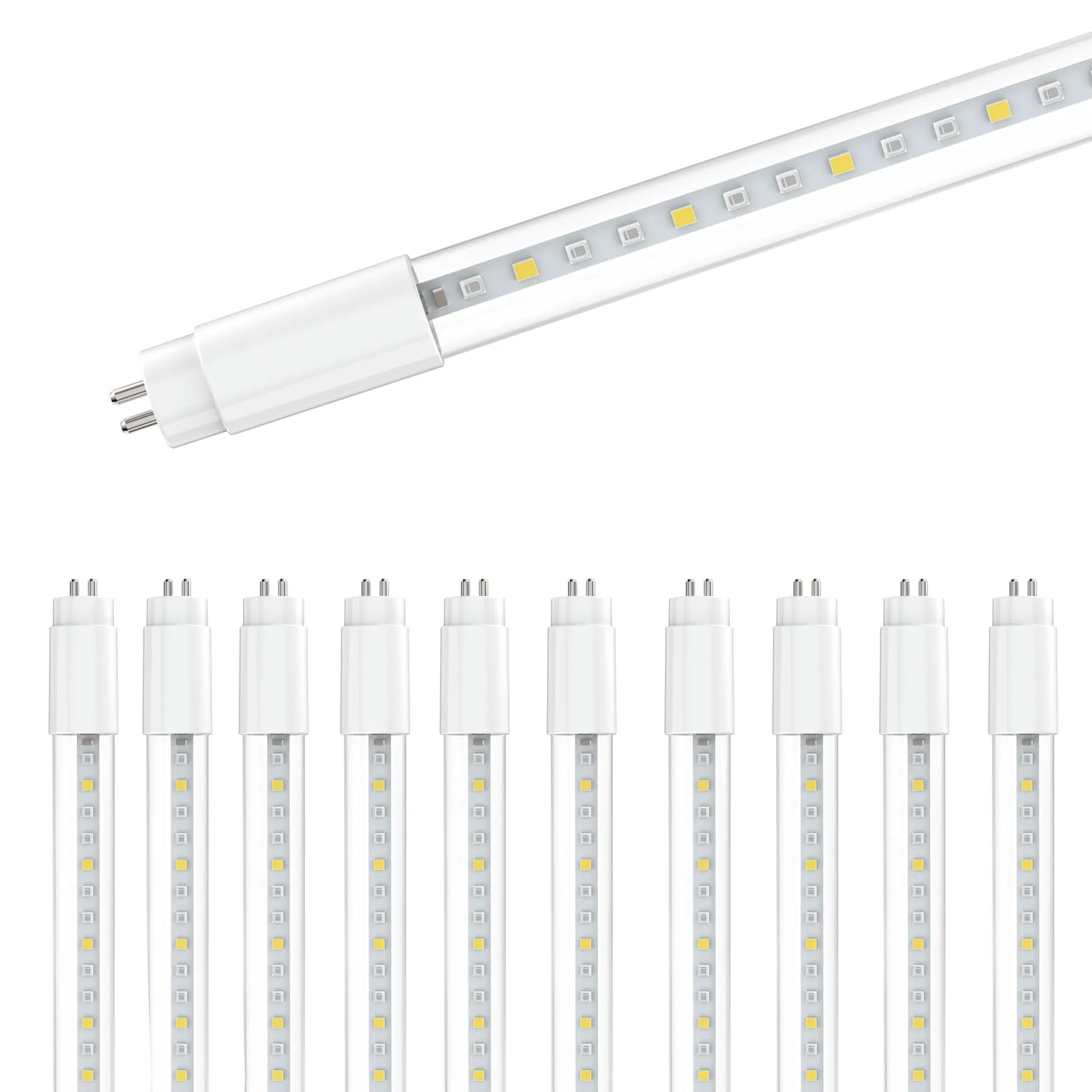 Virigrow 26-Watt T5 E13 Type-A Double-End LED Grow Light Bulb Tube (1-Pack)