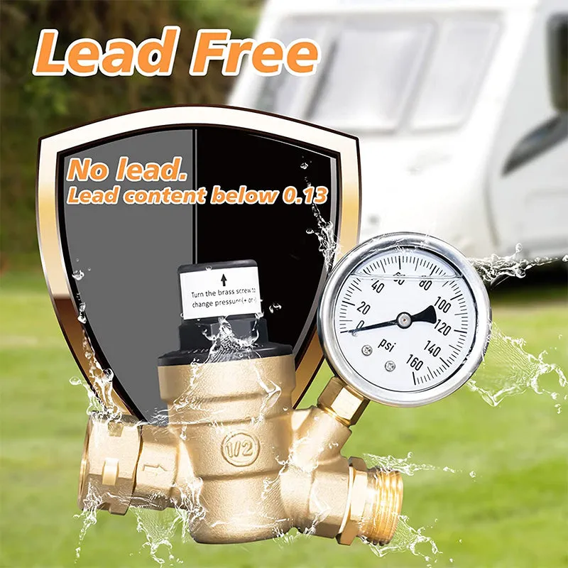 Water Pressure Regulator For RV | XYZCTEM®