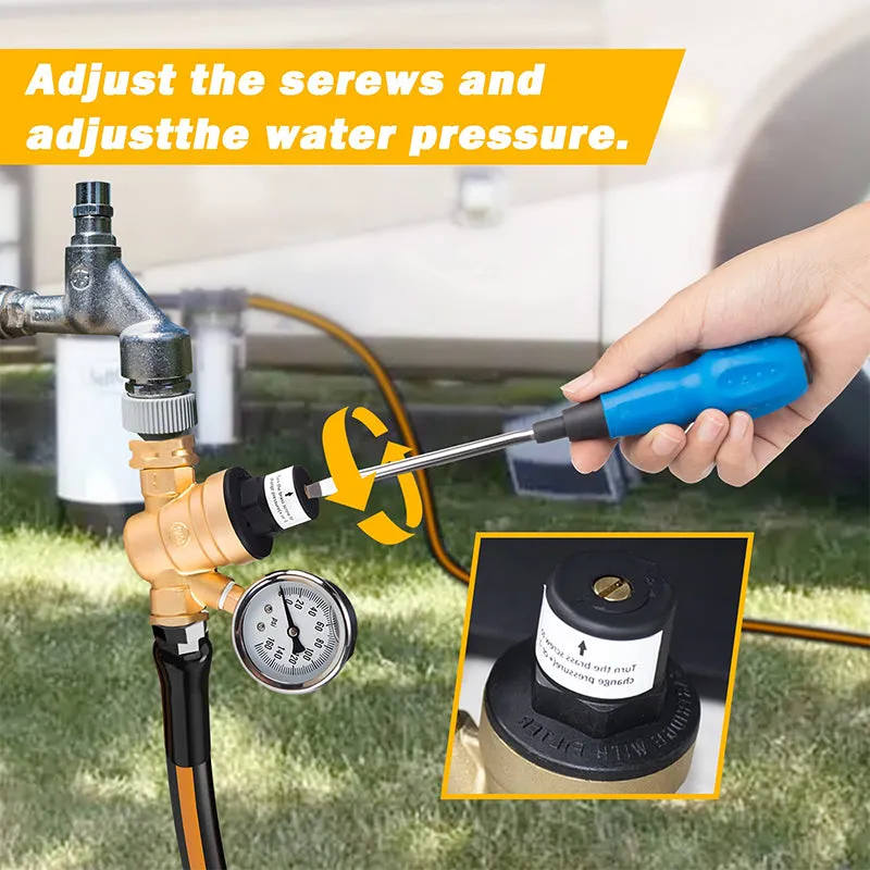 Water Pressure Regulator For RV | XYZCTEM®