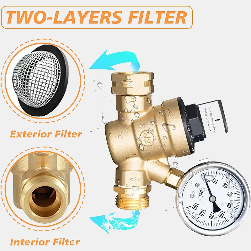 Water Pressure Regulator For RV | XYZCTEM®