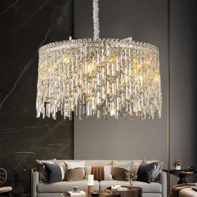Wellmet - LED Crystal Pendant Lamp Chrome Design