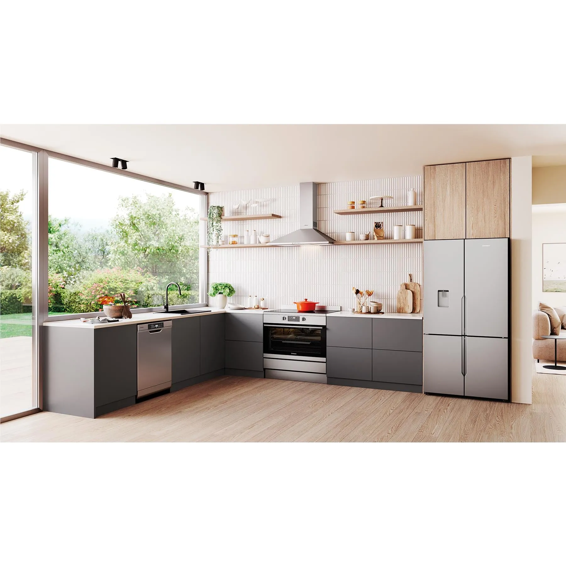 Westinghouse WSF6608XB 15-Place Setting Freestanding Dishwasher (Stainless Steel)