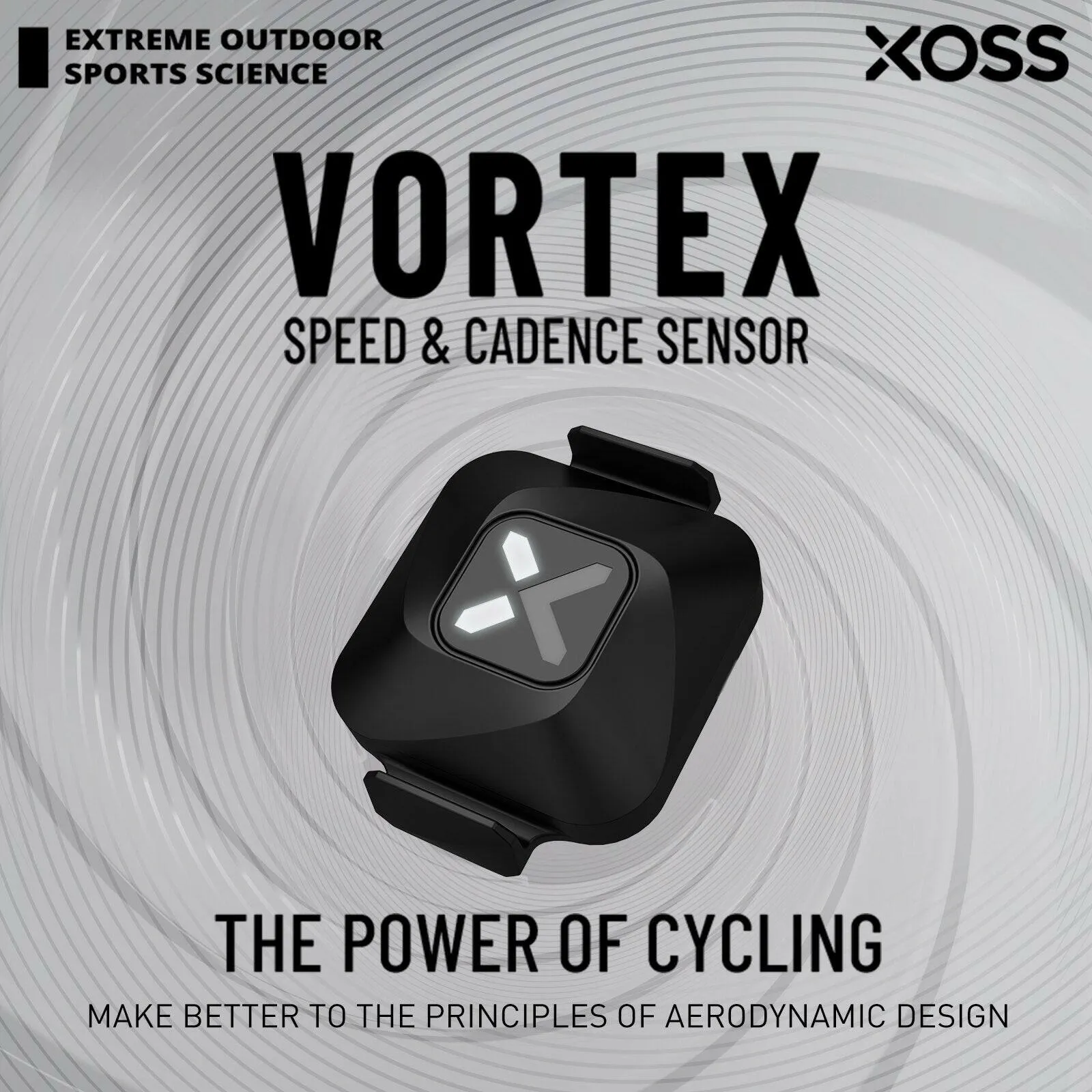 XOSS Vortex Speed Cadence Sensor for Bicycle Computer IPX7 Waterproof 300Hrs Battery Life Bluetooth ANT  Bike Accessories MTB