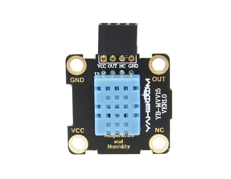 Yahboom Temperature and Humidity Sensor Module compatible with alligator clip/DuPont line/PH2.0 cable