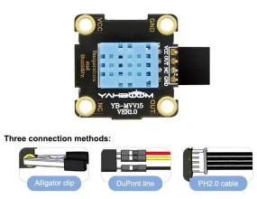 Yahboom Temperature and Humidity Sensor Module compatible with alligator clip/DuPont line/PH2.0 cable