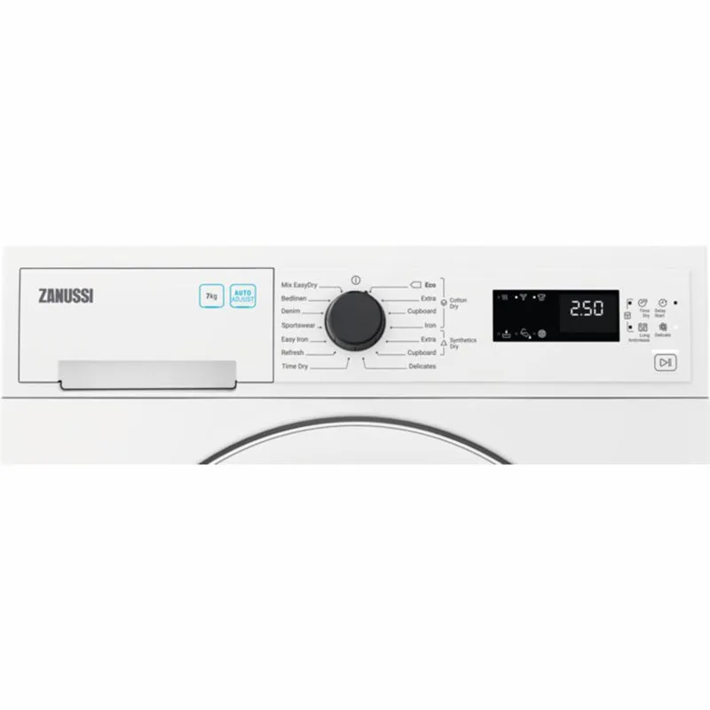 Zanussi 7KG Freestanding Condenser Tumble Dryer - White | ZDC72B4PW