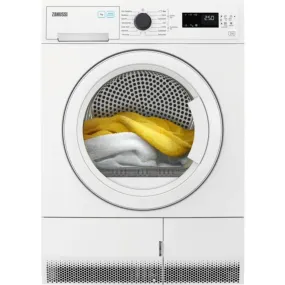 Zanussi 7KG Freestanding Condenser Tumble Dryer - White | ZDC72B4PW